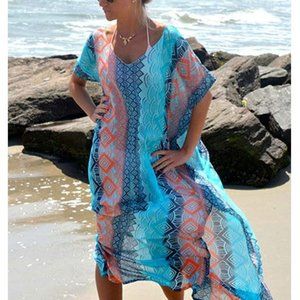 NTOW Beach coverup flowy caftan